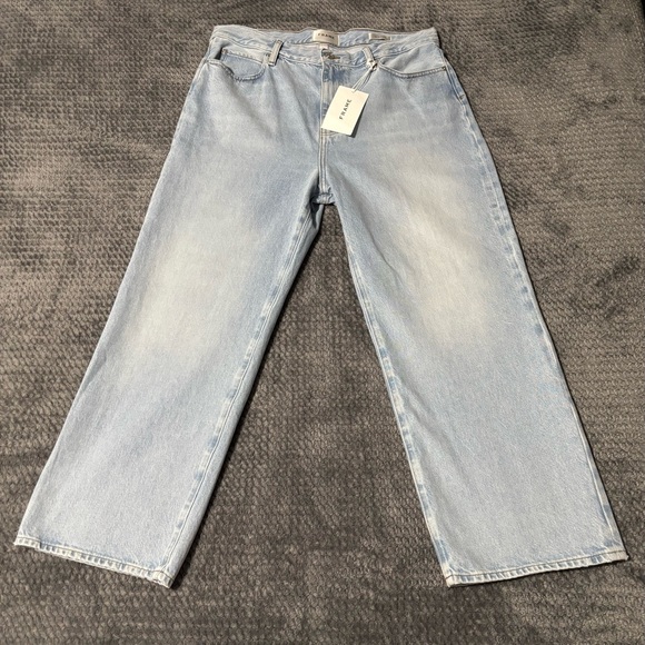 FRAME Le Jane straight-leg jeans Denim Light Wash Size 31